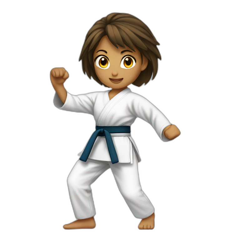 martial arts female practitioner Emoji Create & Combine New Emojis