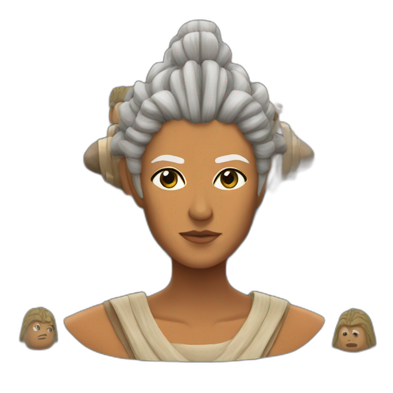 Ahsoka Tano from the Star Wars series Emoji Create & Combine New Emojis