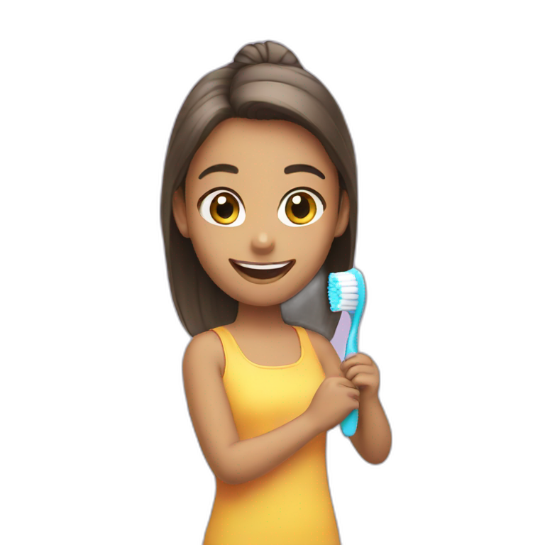 girl toothbrush Emoji Create & Combine New Emojis