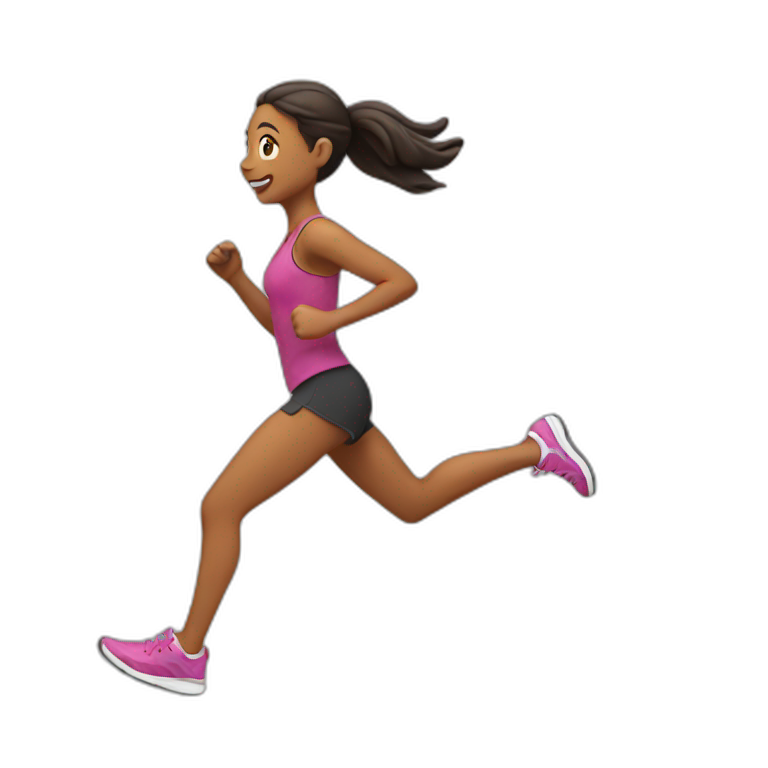Running girl Emoji Create & Combine New Emojis