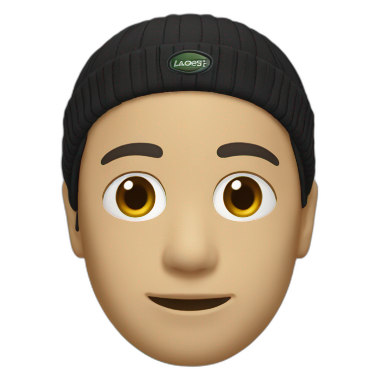 Lacoste black balaclava boy Emoji Create & Combine New Emojis