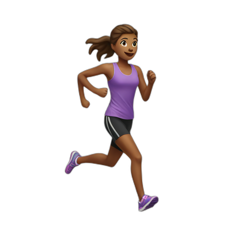 RUNNING GIRL Emoji Create & Combine New Emojis