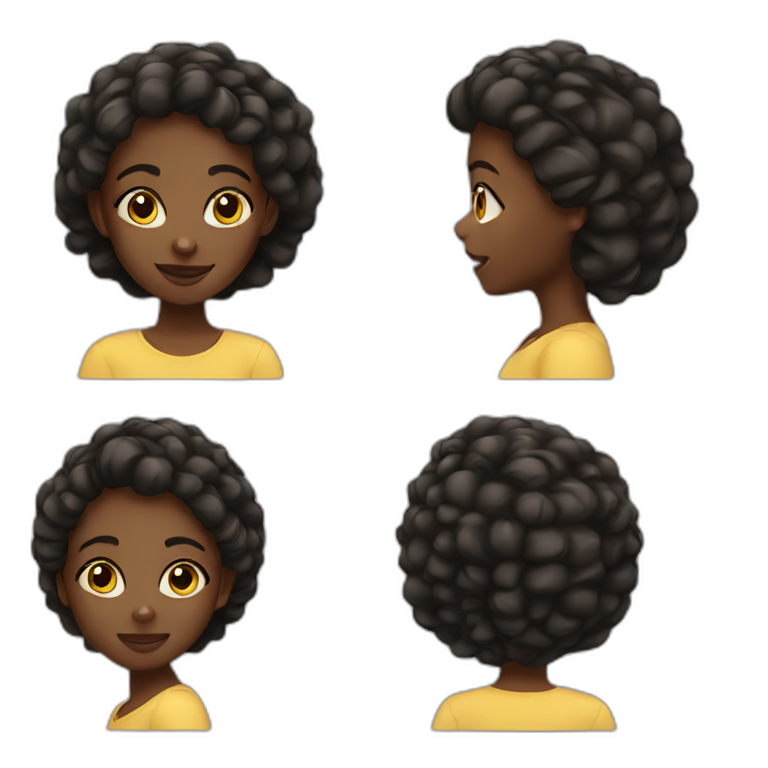 african girl Emoji Create & Combine New Emojis