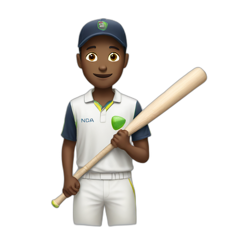 Boy with cricket bat Emoji Create & Combine New Emojis