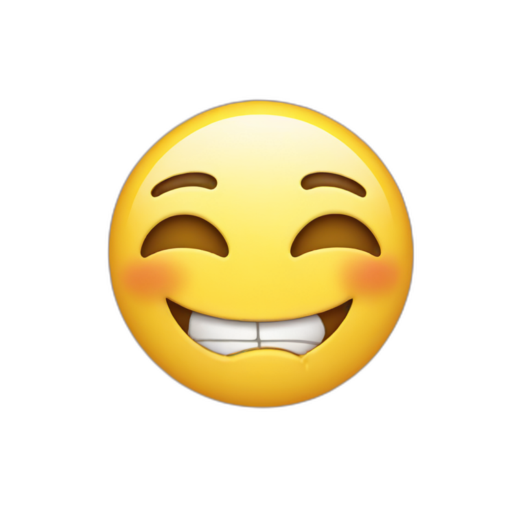 half laugh half cry smiley Emoji Create & Combine New Emojis