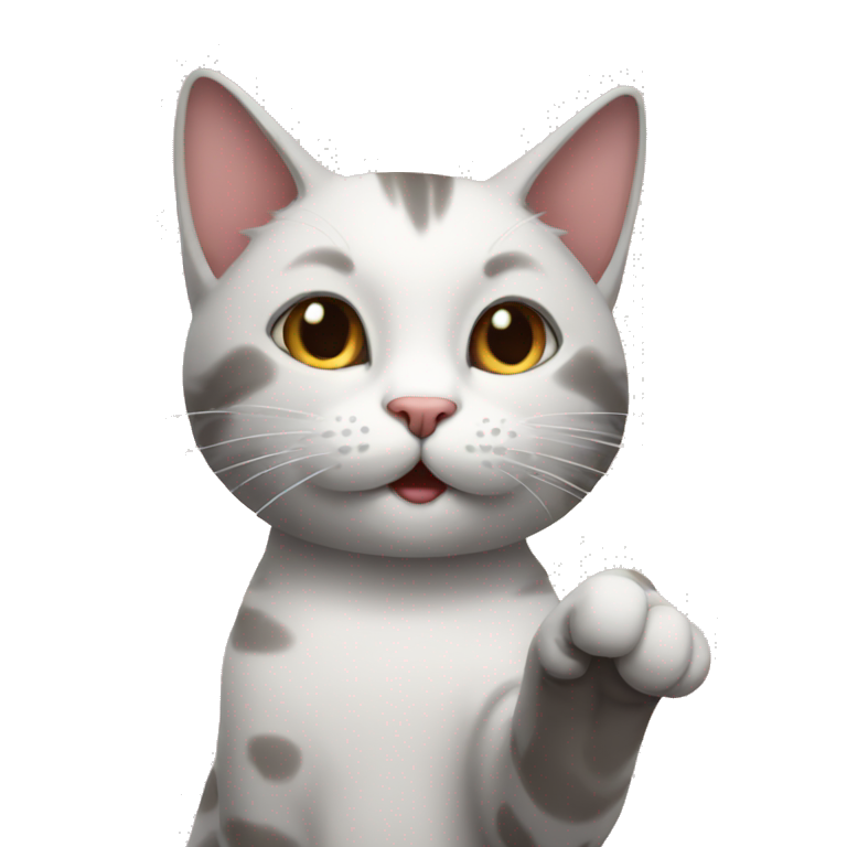 feline making the peace sign Emoji Create & Combine New Emojis
