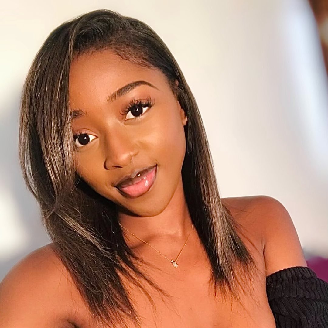 African beauty's profile