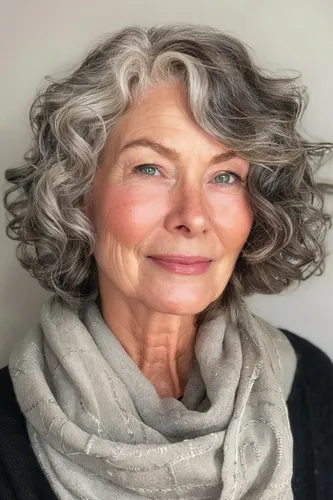 Stylish short grey hairstyle for women, perfect for chic urban settings. Elevate your look with this modern, versatile hair trend.