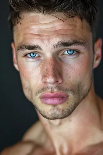 Try on this tousled, textured hairstyle, featuring a slightly wavy appearance close to the scalp.