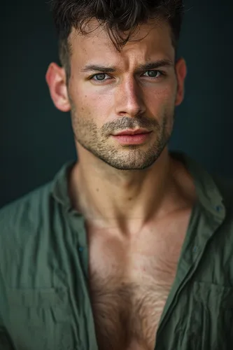 Try on a short-side hairstyle with hair brushed neatly to one side, displaying a contemporary style