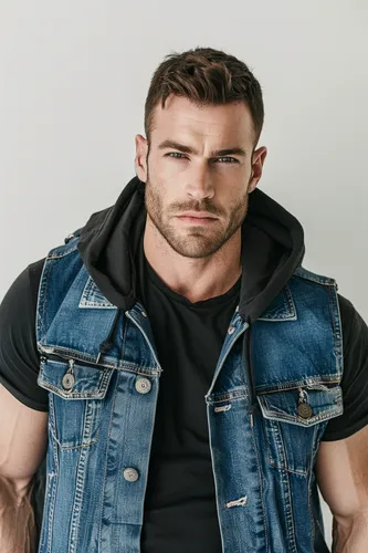 Try on a short hairstyle with a textured, pushed-back look, ideal for a clean yet casual appearance.