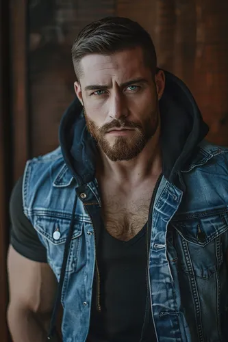 Try on this sophisticated hairstyle featuring neatly styled short hair combined with a full, well-groomed beard.