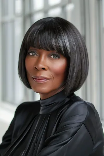 try on a sleek bob cut hairstyle