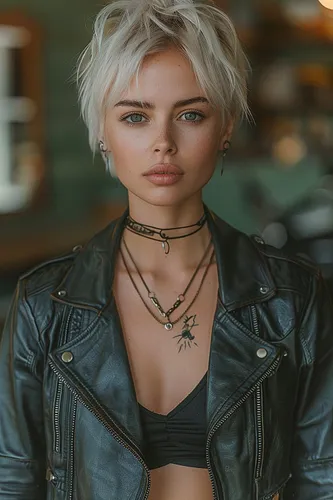 Short and chic hairstyle perfect for enhancing the natural beauty of an OvalFace shape, designed for women seeking a modern look.