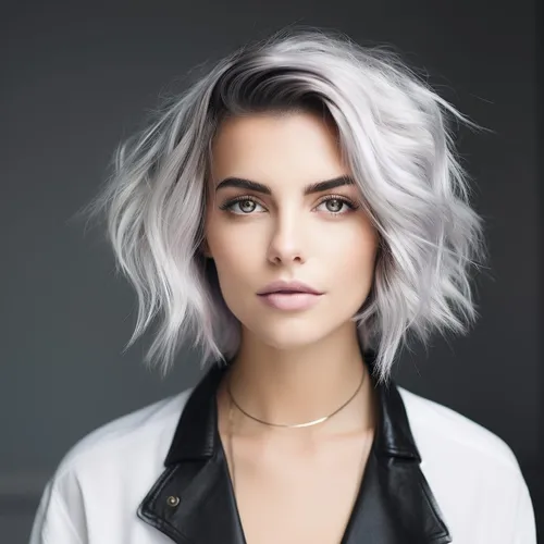 Medium length hairstyle for women with oval faces, showcasing a chic and face-flattering look.