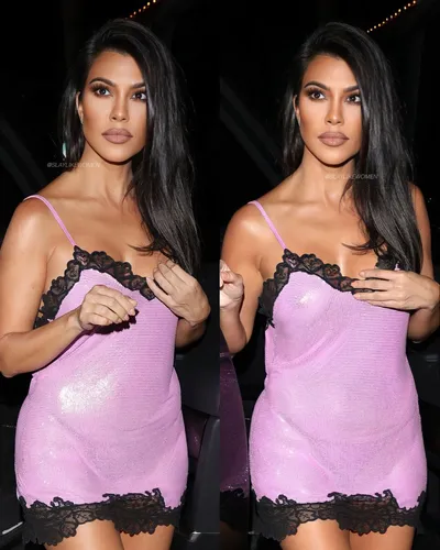 Try on this sleek, long straight hairstyle featuring a deep side part.