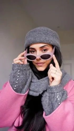 Try on this sleek, long, straight hairstyle that elegantly flows down, complementing any chic outfit.