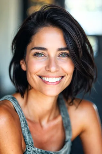 Try on this chic short wavy hairstyle perfect for a fresh and lively look.