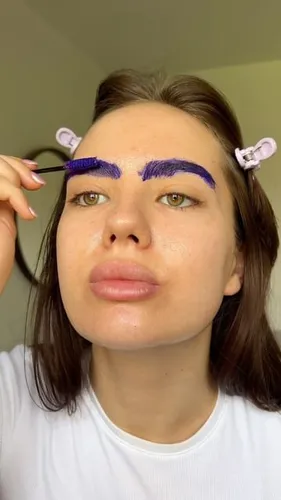 Try on a hairstyle featuring straight brown hair