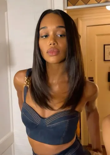 Try on this sleek, straight, medium-length hairstyle with a slightly tousled finish for a touch of casual elegance.