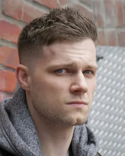 try on a short, textured haircut style