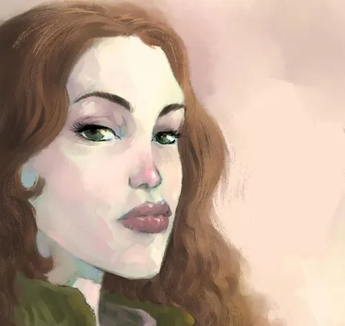 Try on this subtly wavy hairstyle with light brown hair cascading gently around the shoulders, creating a natural and soft appearance.