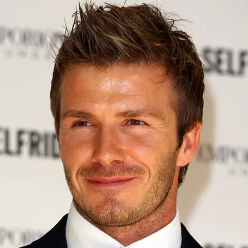 try on the short spiky hairstyle