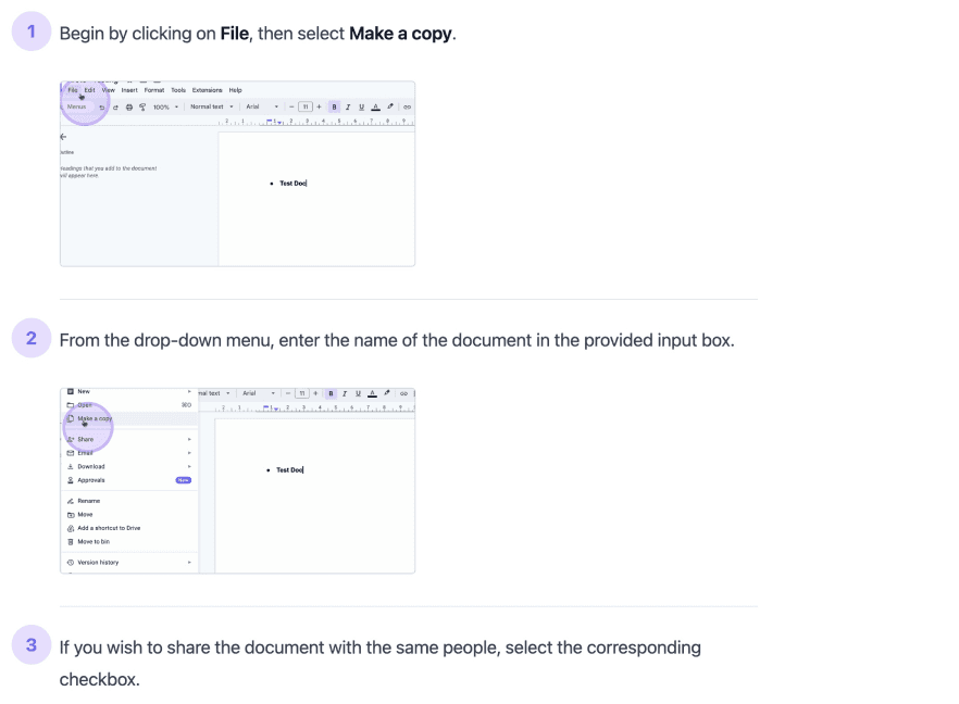Detailed Visual Guides